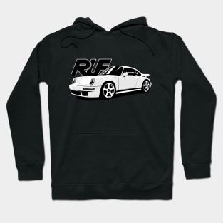 Ruf 911 SCR CTR high performance sports car German automobile YELLOW BIRD Hoodie